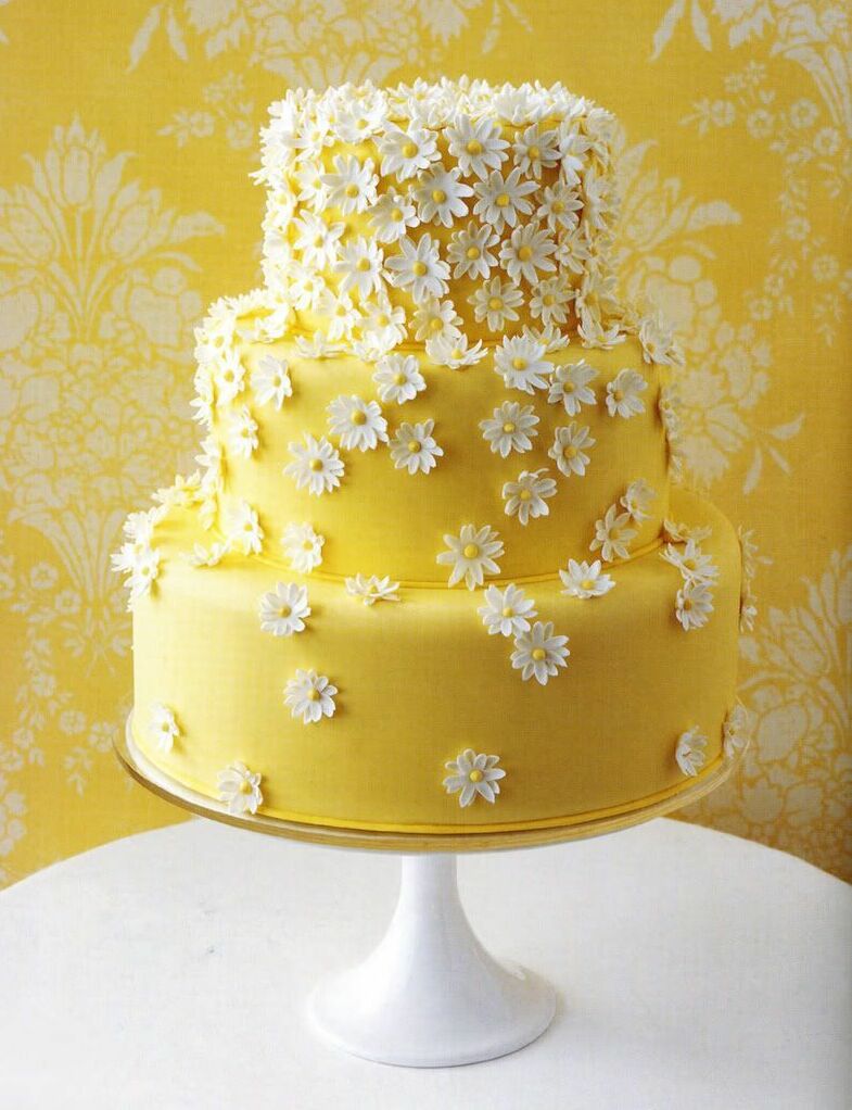 themes, wedding cake, yellow cake and yellow