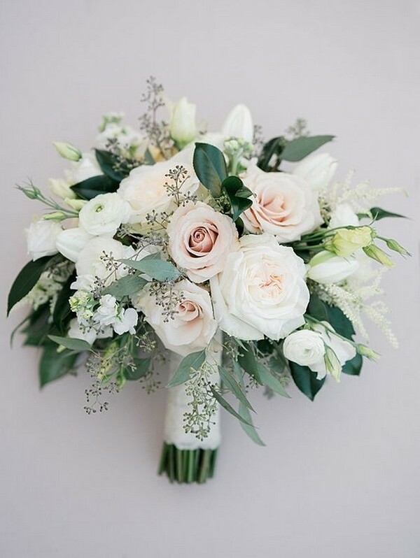 wedding bouquet, blush wedding bouquet and blush wedding theme