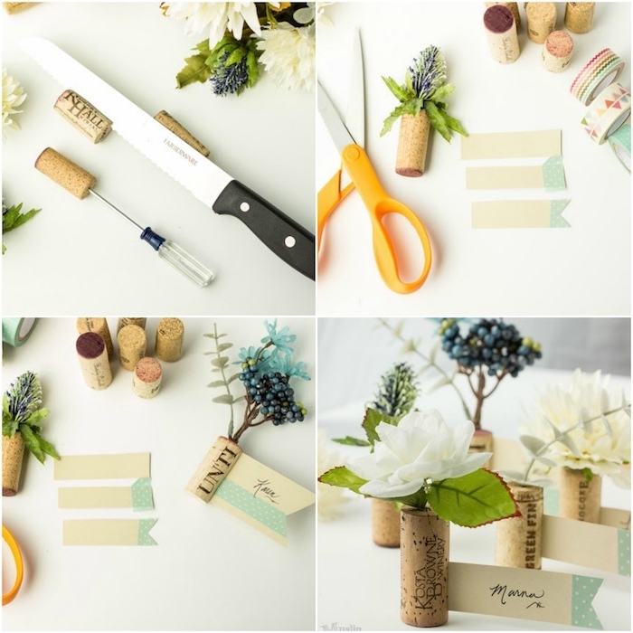 mariage, bricolage, diy and place card