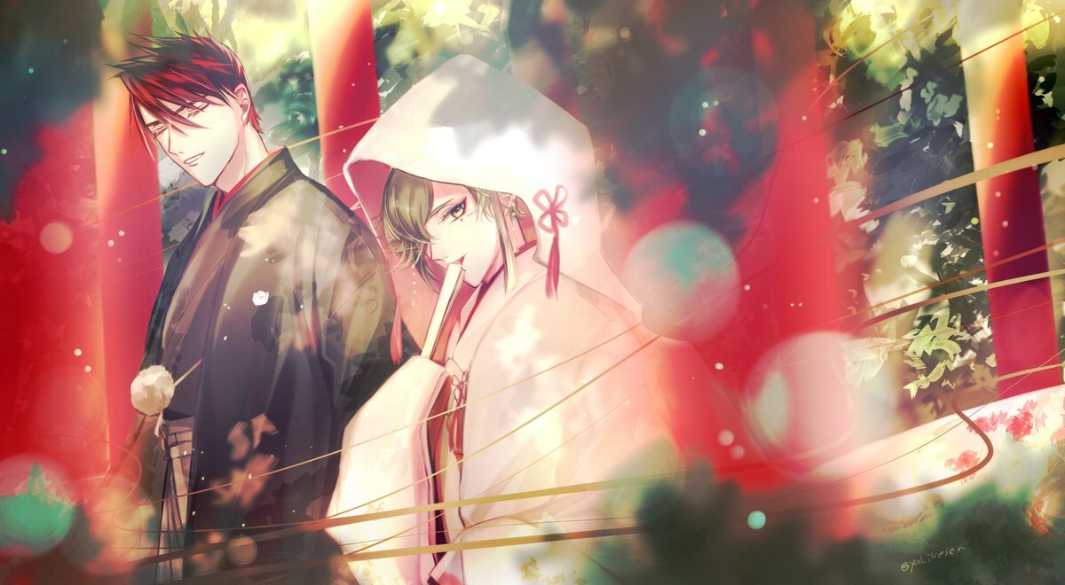 touken ranbu, Boys Love, ookanehira and uguisumaru