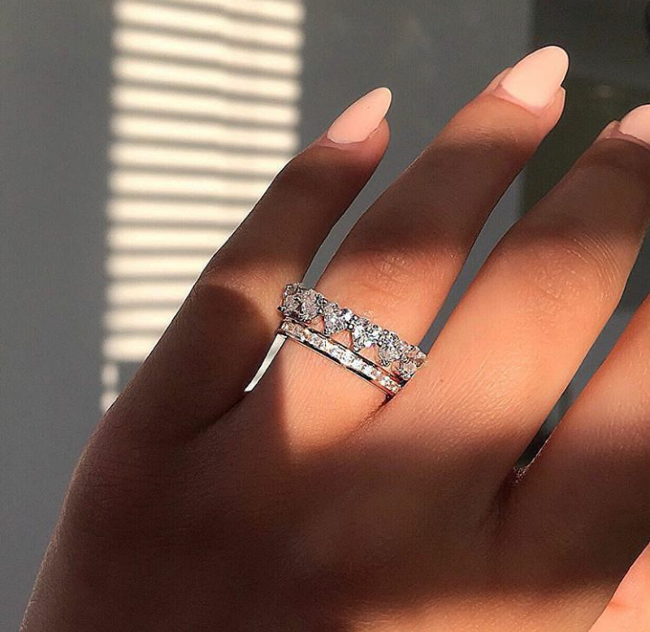 bride, wedding rings, fashion and rings