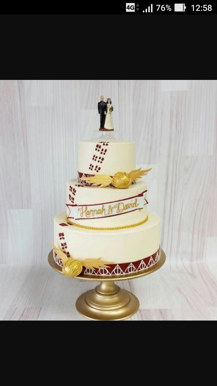 cake, groom, themed and bride