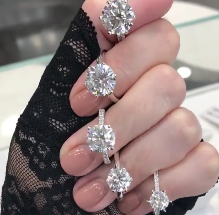 wedding dress, wedding rings, diamonds and fashion