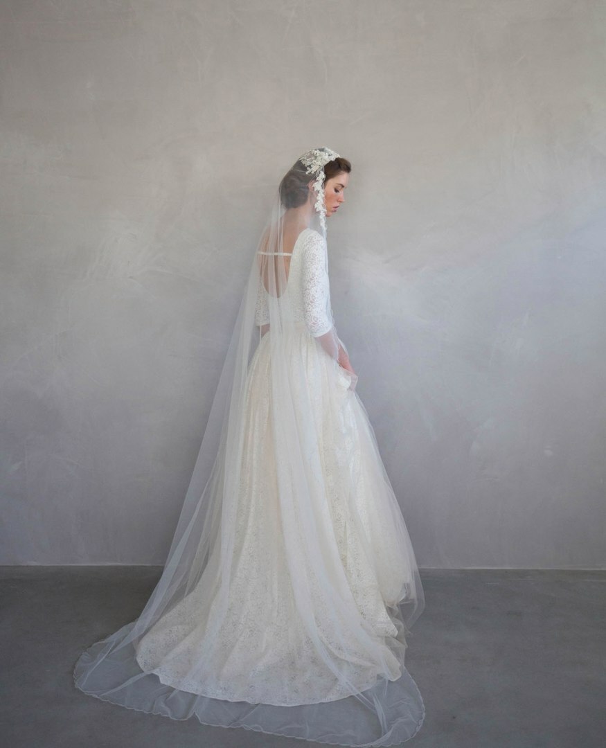 mode, ideas, veil and dress