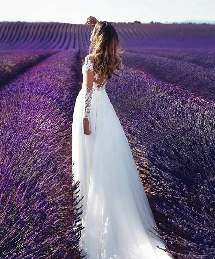 wedding dress, dress, robe and white