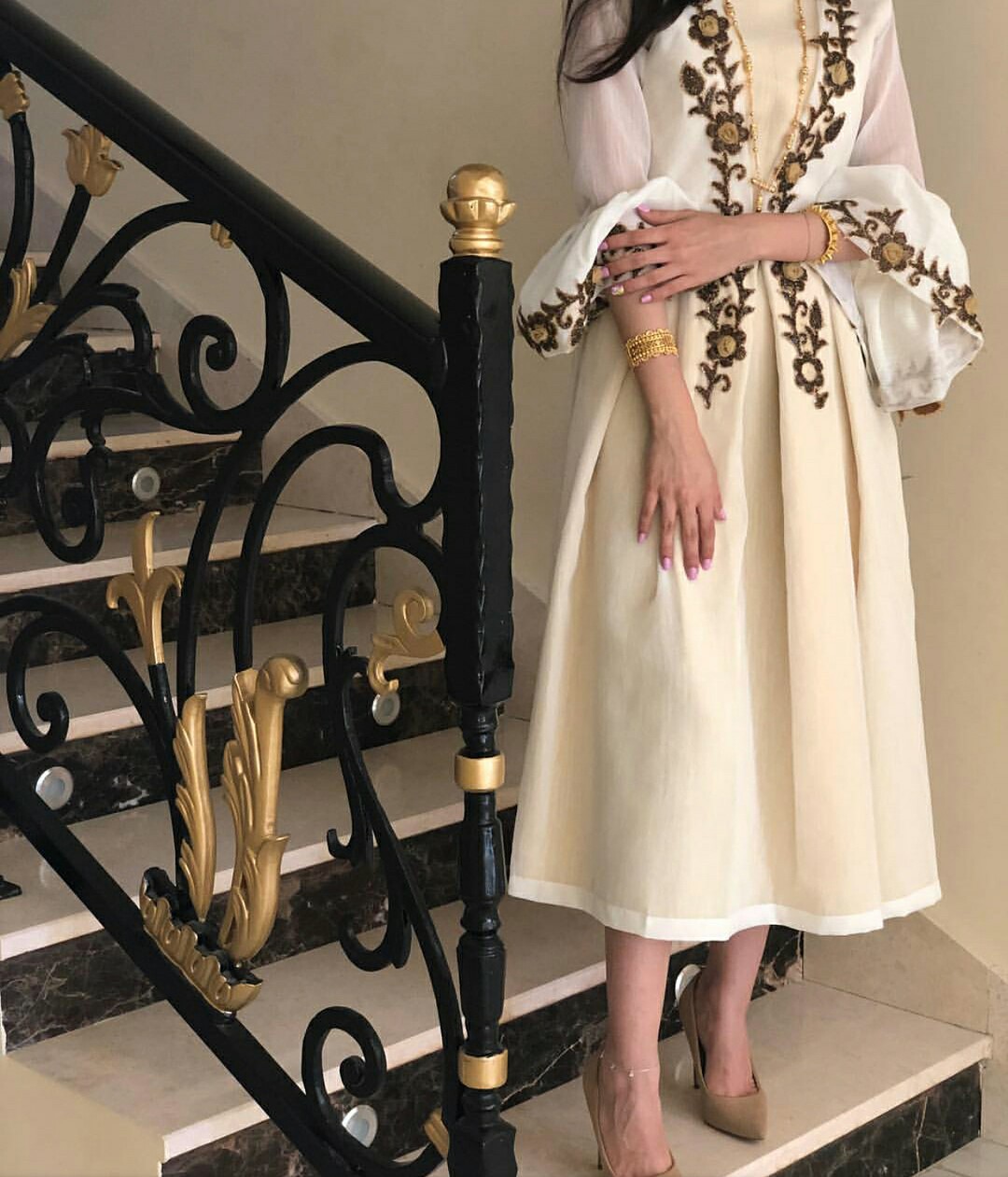 dress, luxury, formal and Dubai