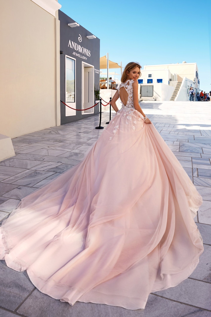 family, beautiful, wedding dress and bridesmaids