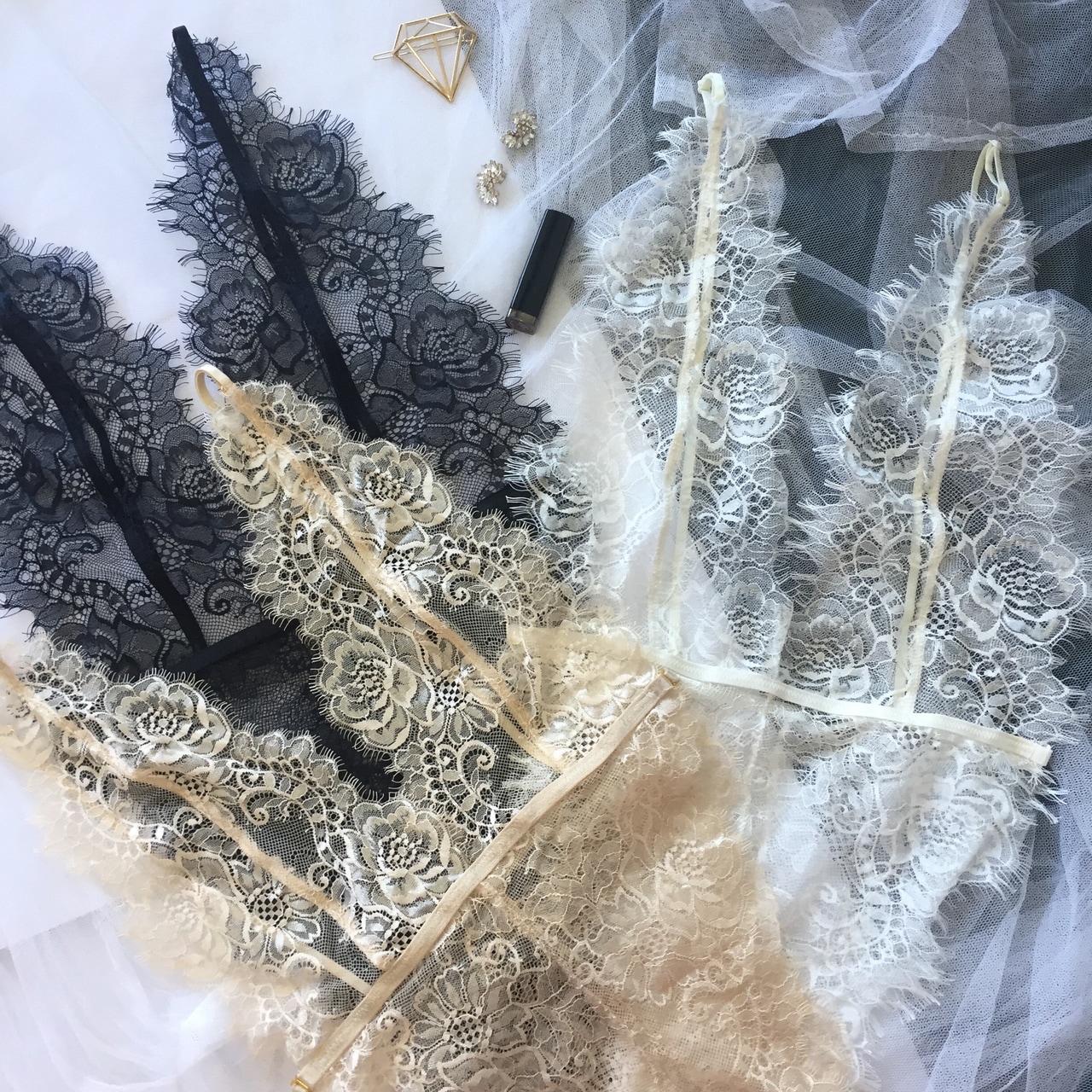 lace teddies, bralette, bodysuit and lace lingerie