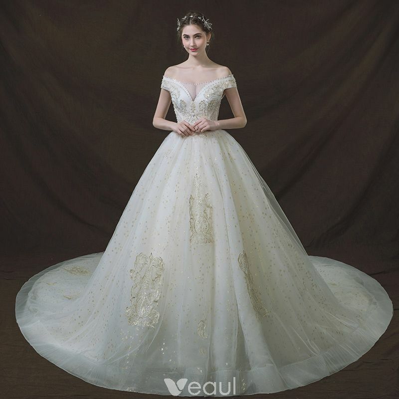 bride, bridal gown, girl and glitter star