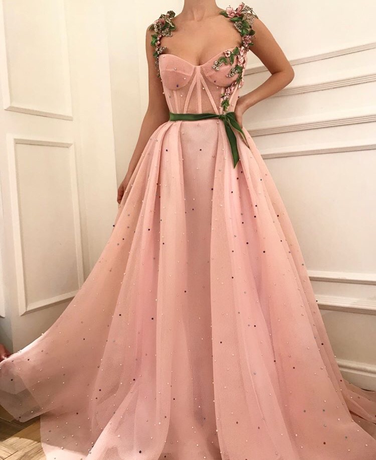 green, fashion, pink and dress