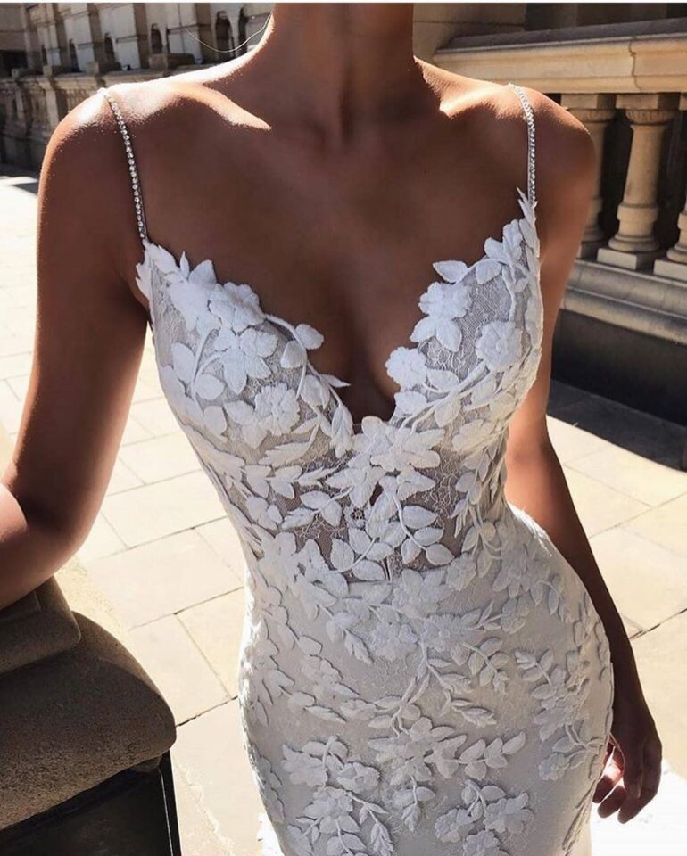 bride, dress, look and white