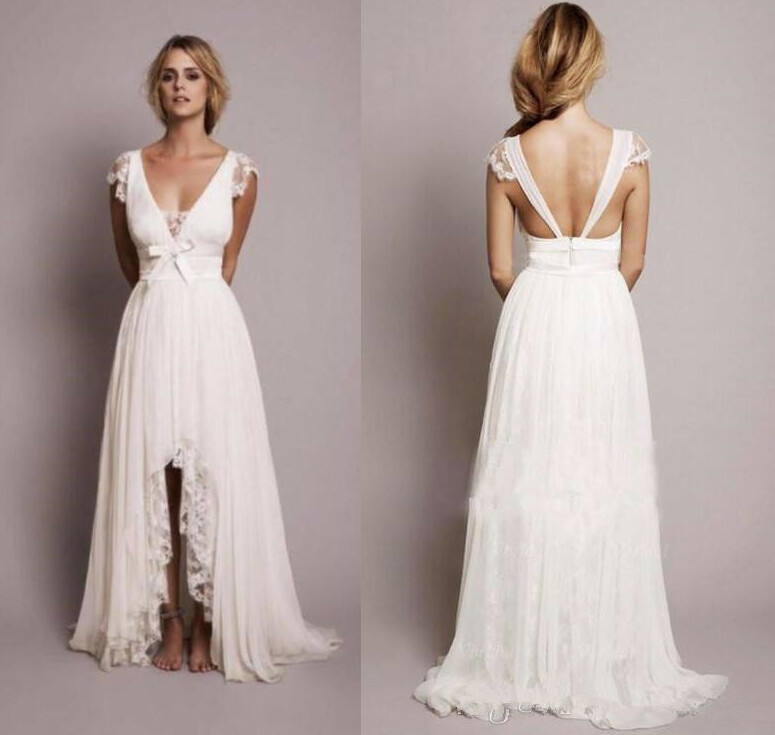 bridal gown, high low wedding dress, country wedding dress and bridal dress