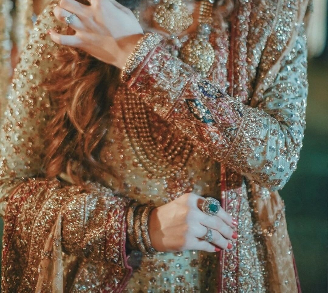 bride, embroidery, pakistani and pakistan
