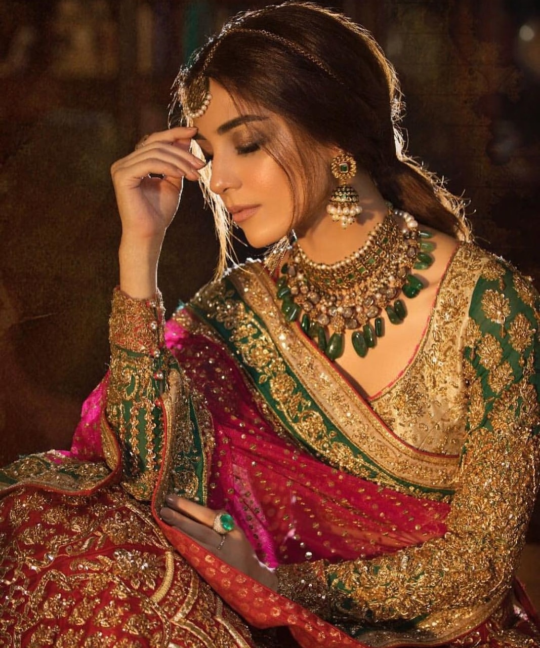 pakistani, bridal, maya ali and nomi ansari