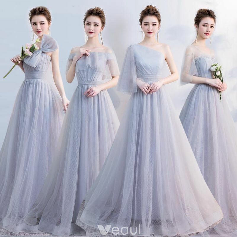tulle dress, bridesmaid dress, elegant dress and long dress