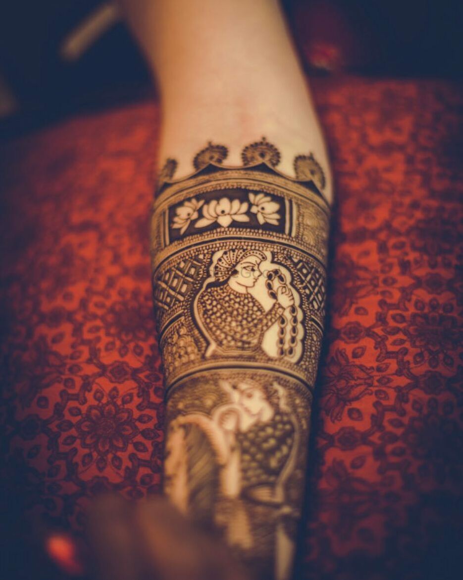 indian culture, henna, indian wedding and instagram