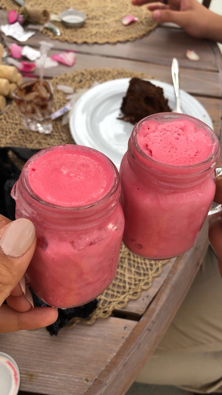 cheers, travel, icecream and smoothie