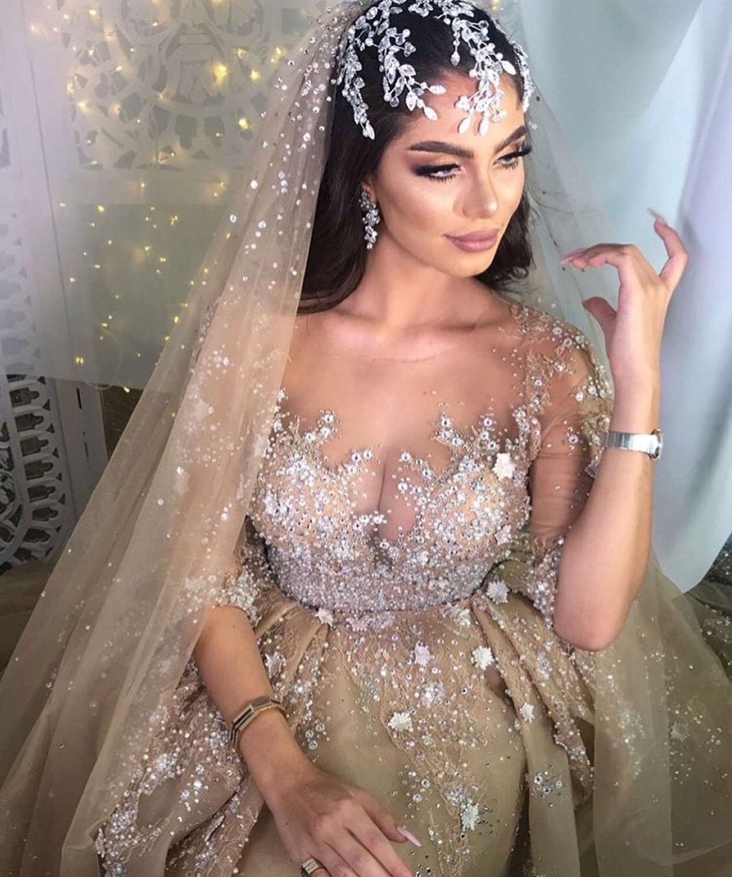 crystal, livlove__, makeup and gold
