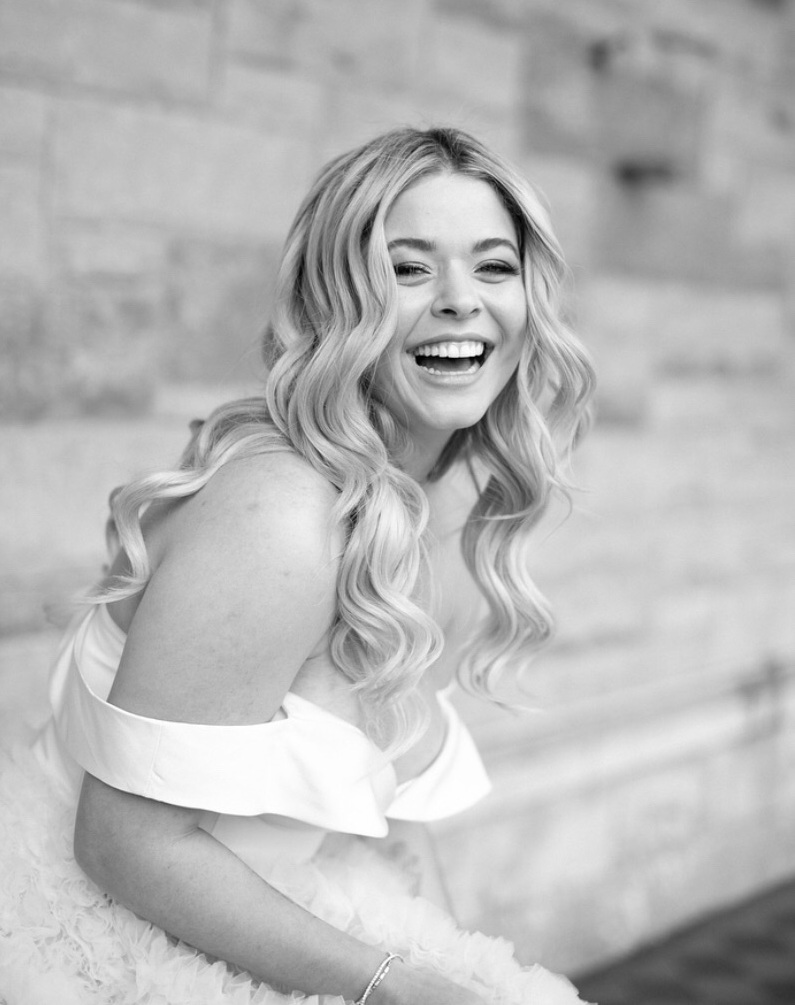 pll, pretty little liars, sasha pieterse and black and white