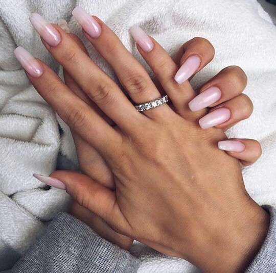 girl, nail, bride and pink