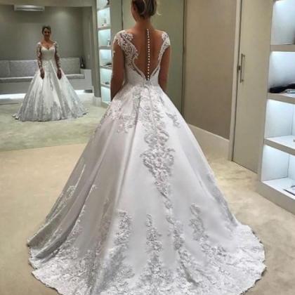 lace wedding dress, bride and weddings