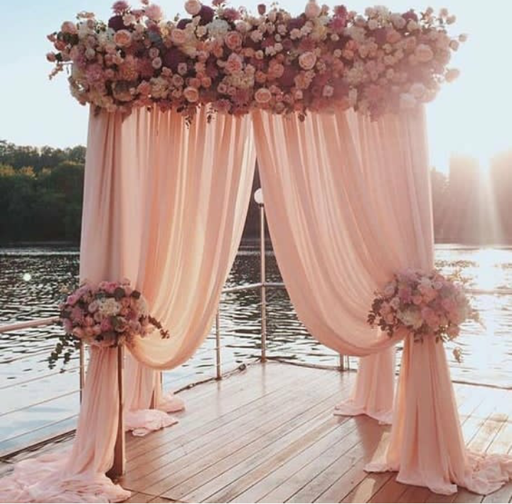 floral, bride groom, lake and love