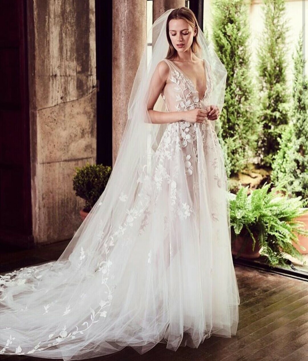 dress, groom, floral and gown