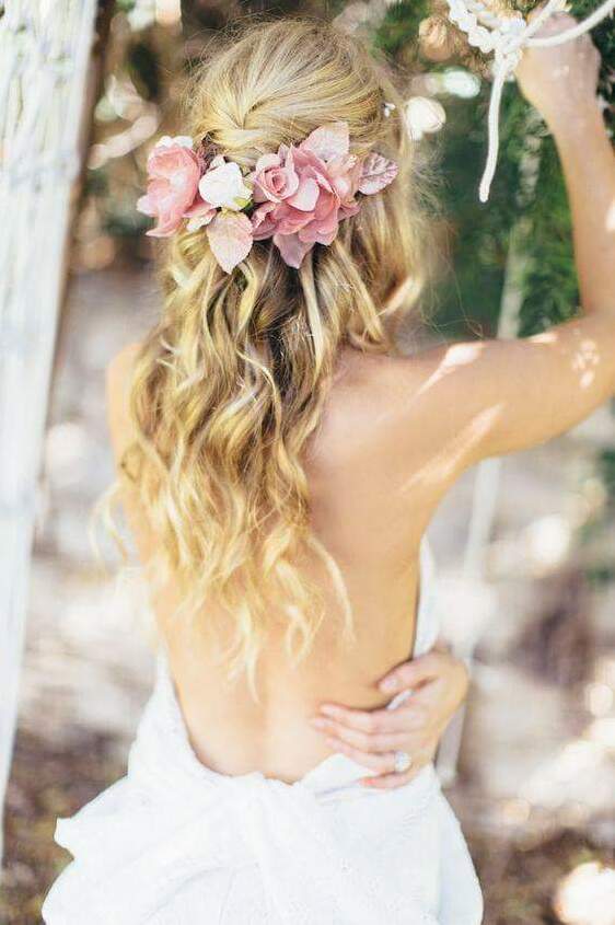 flower crown, bride, wedding goals and ideas