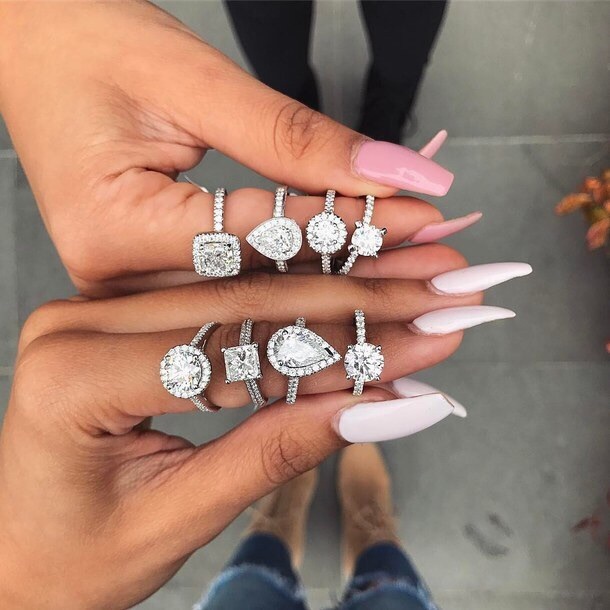 luxury, wedding rings, pretty and goals