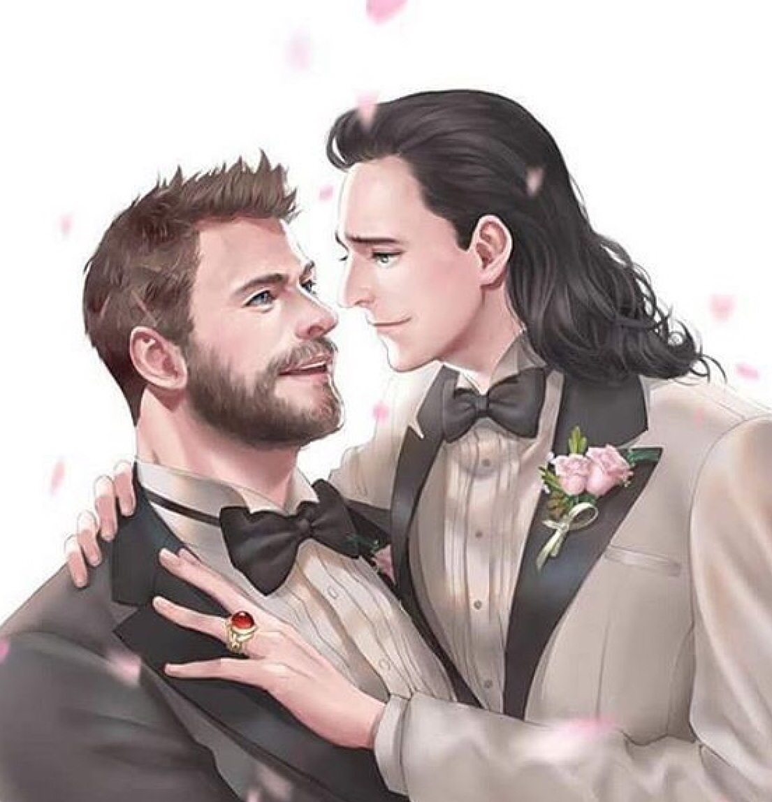 thor odinson, loki laufeyson, thorki and tom hiddleston