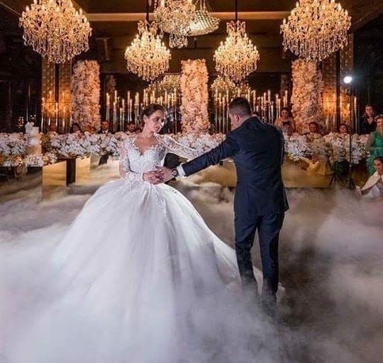 wedding goals, decorations, white dress and bride