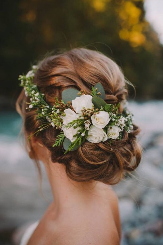 hair, style, flowers and beautifully