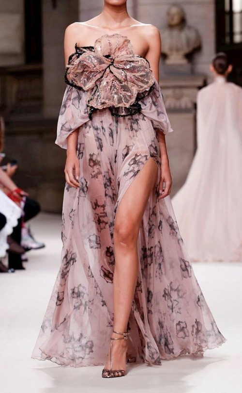 galia lahav, haute couture, runway and floral dress