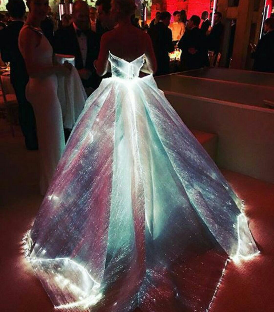weddings, neon, dress and beauty