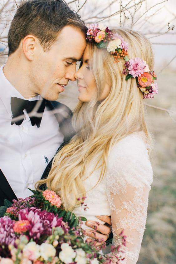 tumblr, pics, wedding goals and flower crowns