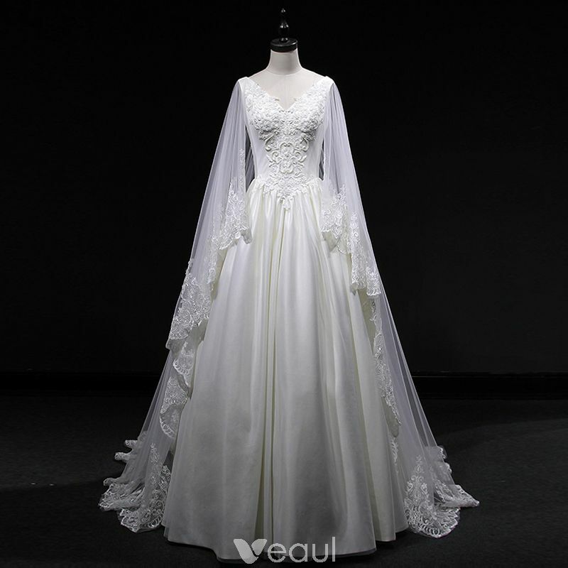 satin wedding gown, vintage wedding dress, 2019 and bridal gown