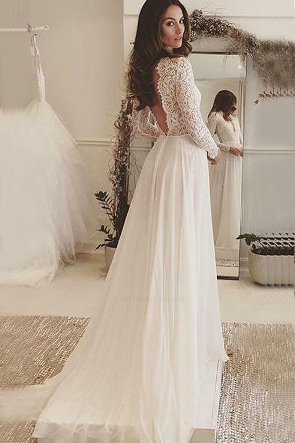 wedding dresses, backless wedding dresses, v-neck wedding dresses and wedding dresses a-line