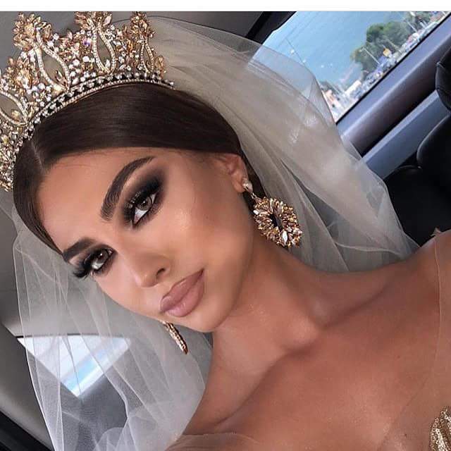 beauty, bride, jewellery and like a queen