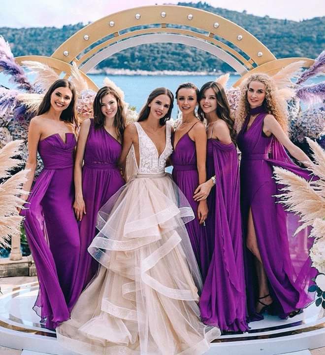 dresses, wedding goals and bridesmaid