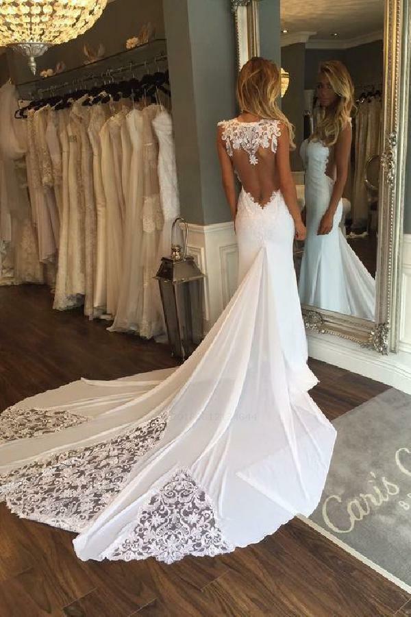 wedding dresses mermaid, white wedding dresses, wedding dresses backless and wedding dresses sexy