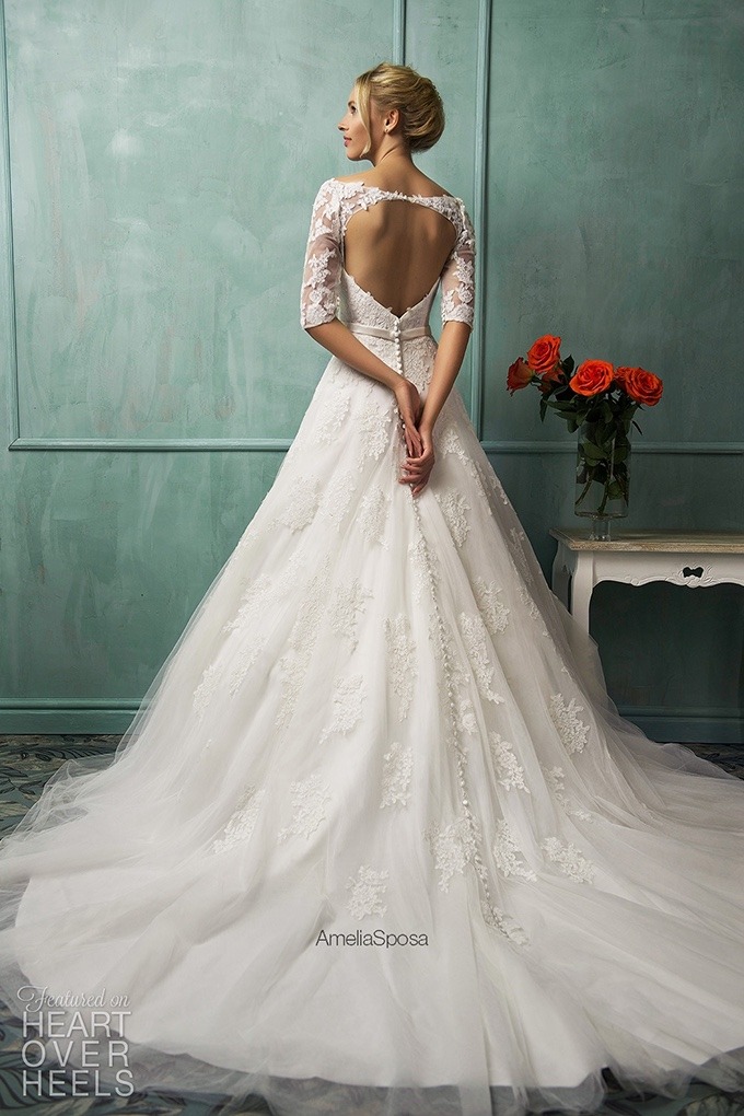 hipster, wedding train, sleeved dress and wildlife