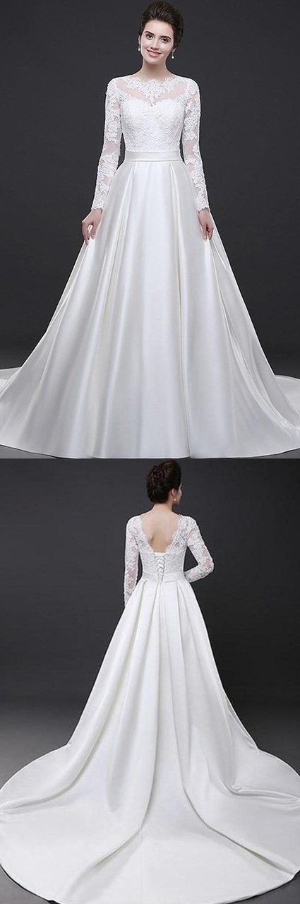 wedding dresses lace and en