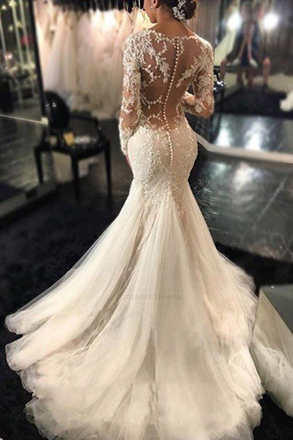 wedding dresses lace and v-neck wedding dresses