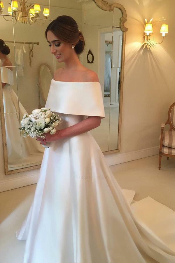 wedding dresses simple, wedding dresses a-line, wedding dresses white and wedding dresses