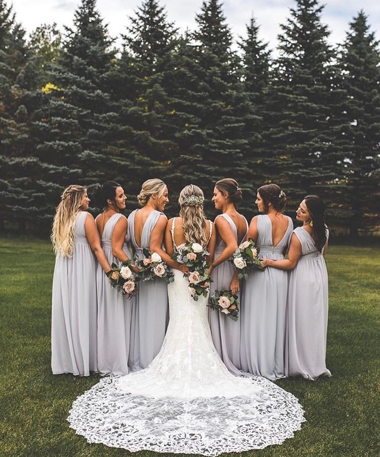 inspiration, bridesmaids, designer and dress