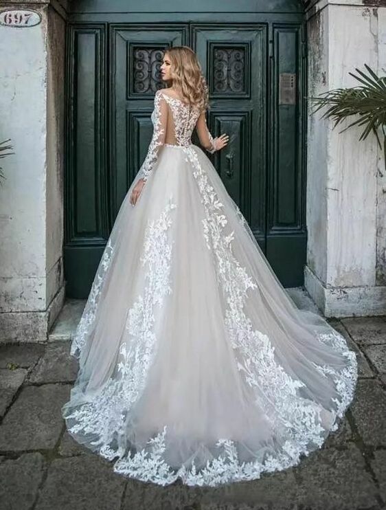 romance, beautiful, bridal and dress