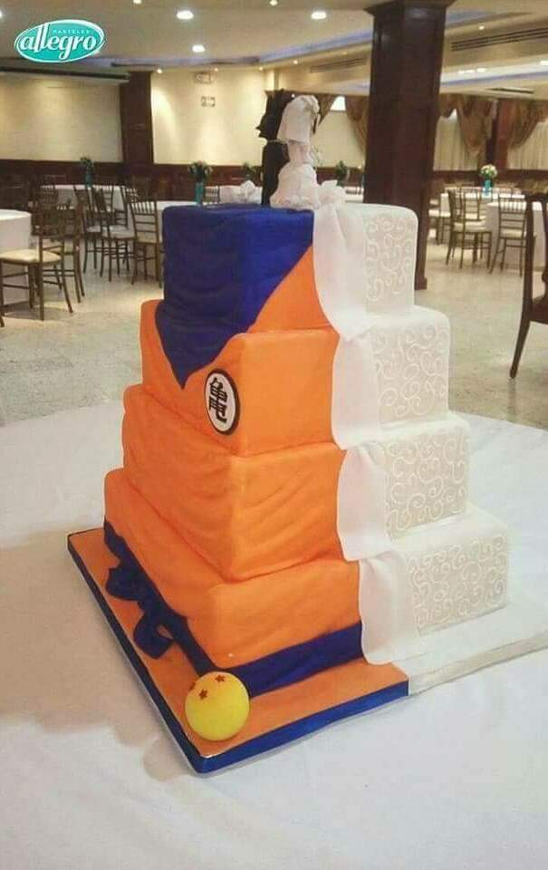 tumblr, wedding goals, cake and dragon ball
