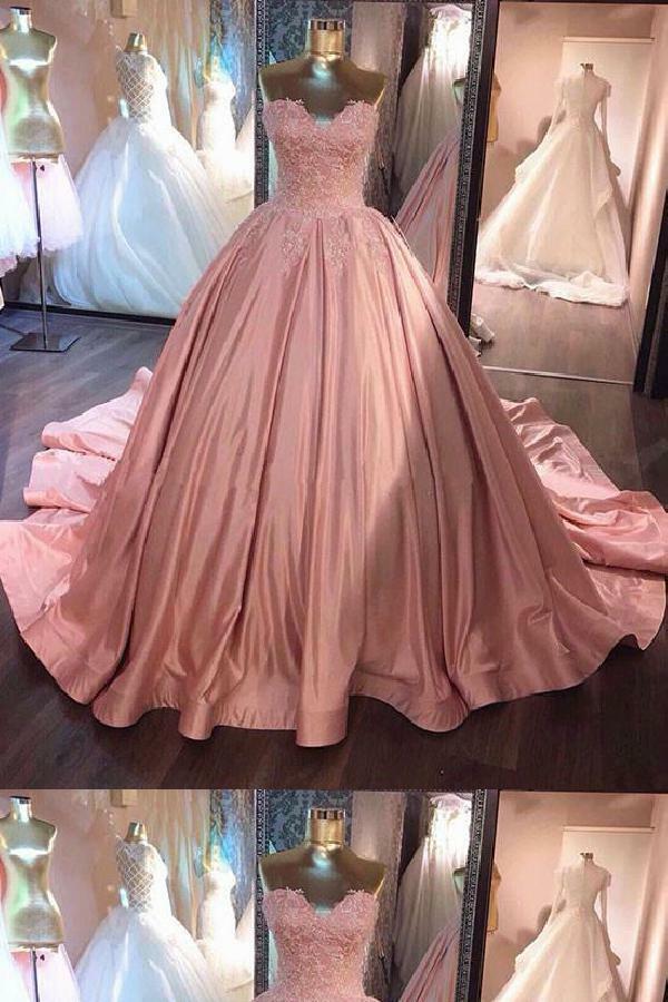prom dresses, wedding dress unique, pink prom dresses and long wedding dress