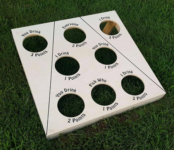 corntoss, nonpainted, corn toss and cornholeboards