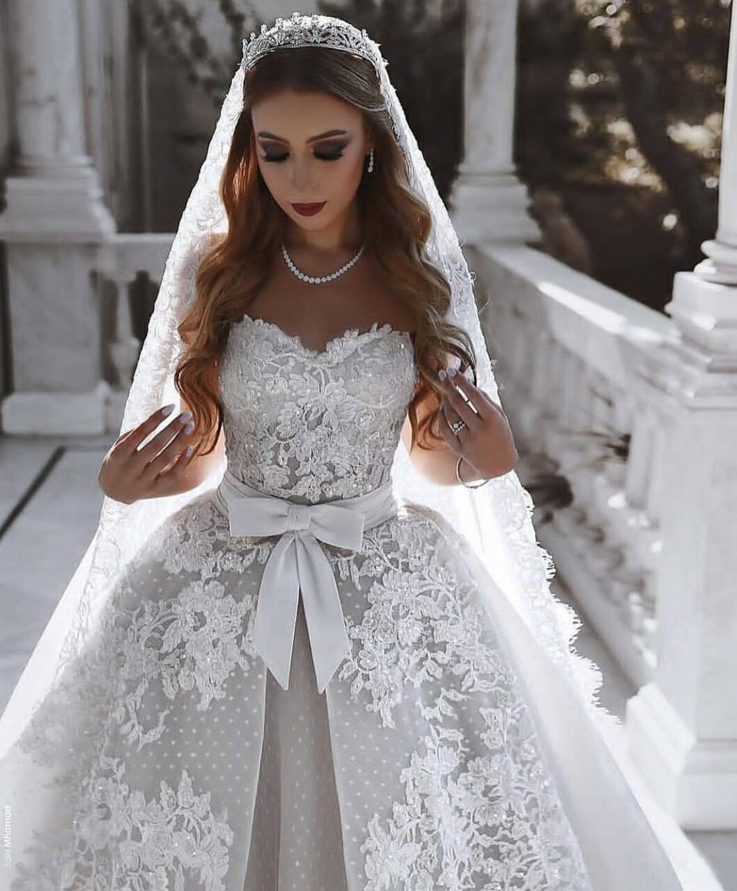 white, dress, haute couture and elegant